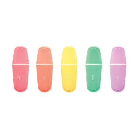 Set de 5 surligneurs pastel Le Bonbon – Couleurs douces Multicolor 2 - vertbaudet enfant 
