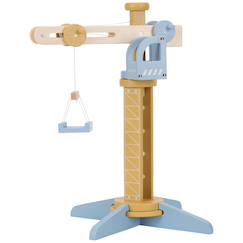 Jouet-Set grue et chantier de construction en bois