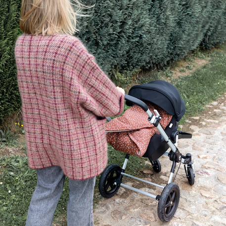 Nid d'ange biside ouatiné hiver  - teddy bien chaud Heidi carmin+Heidi ocre+Heidi opalin 4 - vertbaudet enfant 