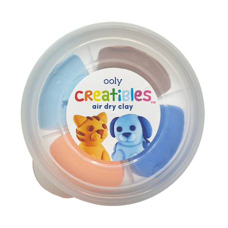 Kit de pâte à modeler séchant à l’air – Crée tes amis à fourrure Multicolor 2 - vertbaudet enfant 
