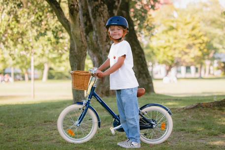 Vélo enfant à pédales - 16 pouces Bleu marine+Bleu turquoise+Crème+Rose 2 - vertbaudet enfant 