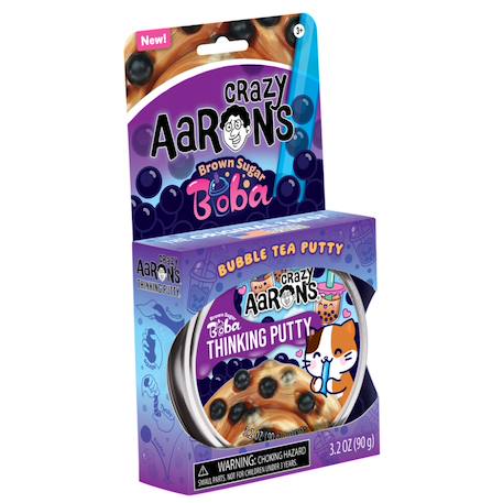 Thinking Putty Brown Sugar Boba – Pâte à modeler nacrée avec perles de bubble tea Multicolor 3 - vertbaudet enfant 