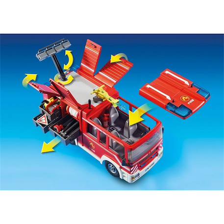 City action - fourgon d'intervention des pompiers 9464 Rouge 6 - vertbaudet enfant 