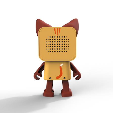 Enceinte Bluetooth Dancing Animal Chat - 3w - MOB Jaune, marron, orange 4 - vertbaudet enfant 
