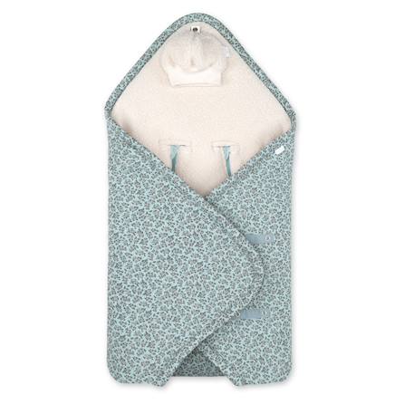 Nid d'ange biside ouatiné hiver  - teddy bien chaud Heidi carmin+Heidi ocre+Heidi opalin 13 - vertbaudet enfant 