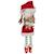 Poupée de Noël Rosa (35 cm) Rouge, vert, blanc 2 - vertbaudet enfant 