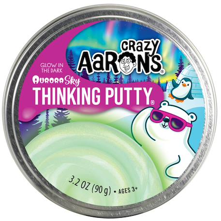 Pâte scintillante phosphorescente inspirée des aurores boréales Green 1 - vertbaudet enfant 