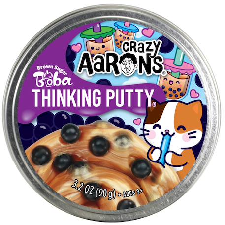 Thinking Putty Brown Sugar Boba – Pâte à modeler nacrée avec perles de bubble tea Multicolor 1 - vertbaudet enfant 