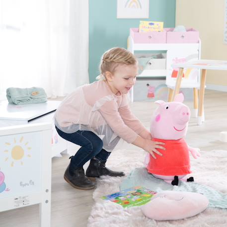 Meuble de rangement jouets avec 5 bacs en toile Peppa Pig Peppa pig 6 - vertbaudet enfant 