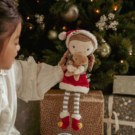 Poupée de Noël Rosa (35 cm) Rouge, vert, blanc 6 - vertbaudet enfant 