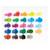 Crayons de couleur en gel – 24 couleurs aquarellables avec pinceau Multicolor 2 - vertbaudet enfant 