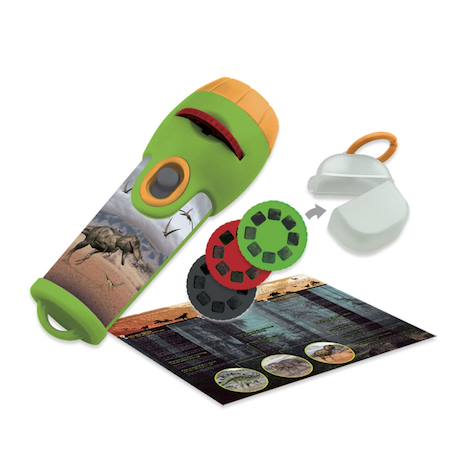 Lampe de poche et projecteur - dinos Multicolor 1 - vertbaudet enfant 