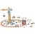 Set grue et chantier de construction en bois Jaune, bleu, beige 2 - vertbaudet enfant 