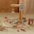 Set grue et chantier de construction en bois Jaune, bleu, beige 5 - vertbaudet enfant 