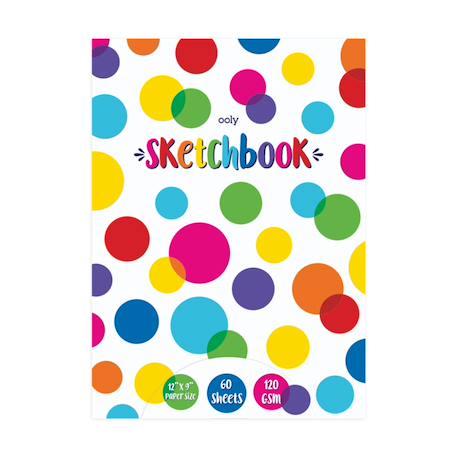 Bloc de papier à dessin Chunkies – 60 feuilles épaisses 9x12 pouces pour croquis et peinture pour Enfant Multicolor 1 - vertbaudet enfant 