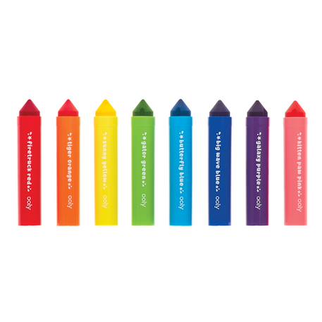 Fille-Marqueurs lavables Mighty Mega – 8 couleurs vives pour petites mains