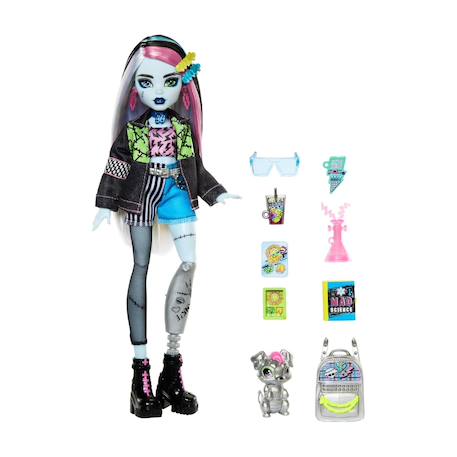 Monster high - poupée frankie stein Multicolore 1 - vertbaudet enfant 