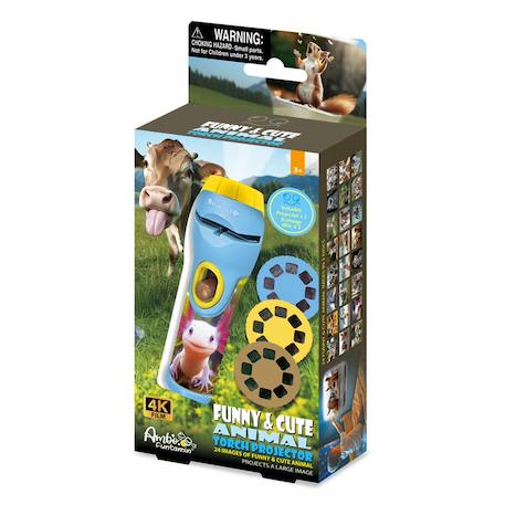 Lampe de poche et projecteur - animaux mignons Multicolor 2 - vertbaudet enfant 