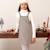 Robe salopette  hiver à carreaux tartan   lola Marron vert foncé 2 - vertbaudet enfant 