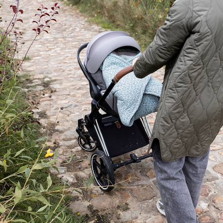 Nid d'ange biside ouatiné hiver  - teddy bien chaud Heidi carmin+Heidi ocre+Heidi opalin 18 - vertbaudet enfant 