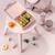 Boîte à goûter avec séparateur tiny farm rose Rose 4 - vertbaudet enfant 