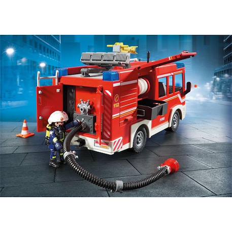 City action - fourgon d'intervention des pompiers 9464 Rouge 5 - vertbaudet enfant 