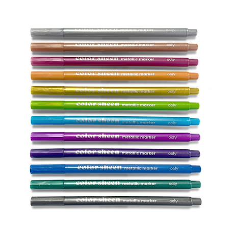 Fille-Set de 12 marqueurs effaçables double face