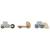 Set grue et chantier de construction en bois Jaune, bleu, beige 4 - vertbaudet enfant 
