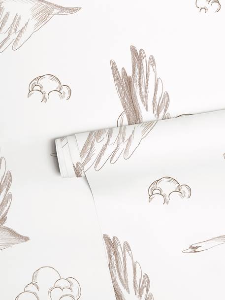Papier peint SWANS blanc imprimé 3 - vertbaudet enfant 