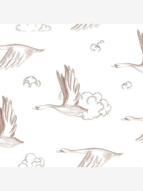 Papier peint SWANS blanc imprimé 4 - vertbaudet enfant 