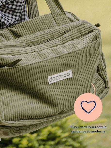 Sac à langer fluffy beige+vert 7 - vertbaudet enfant 