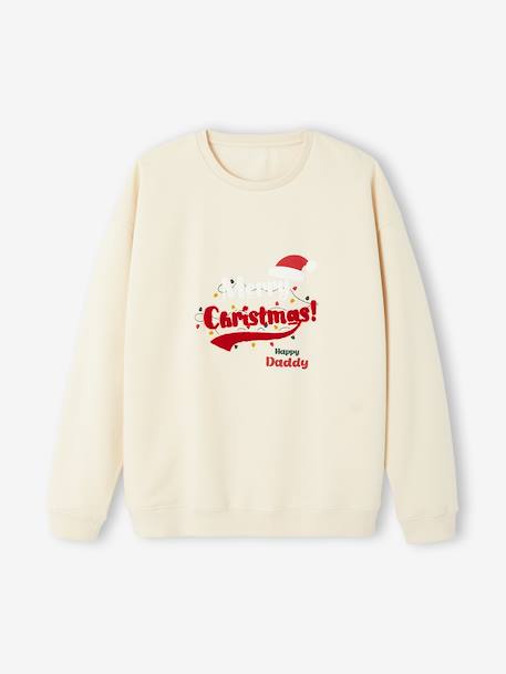 Sweat homme noël capsule famille vanille 2 - vertbaudet enfant 