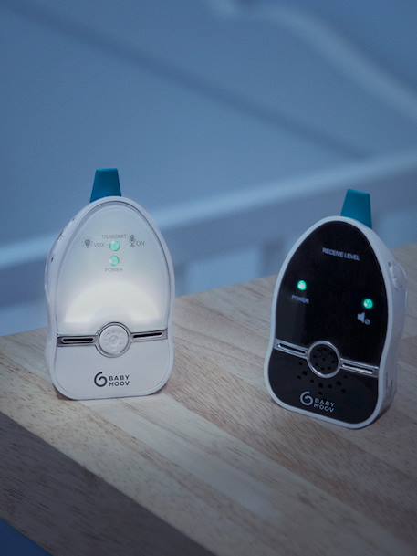 Ecoute-bébé Easy Care portée 500 mètres blanc/noir 1 - vertbaudet enfant 