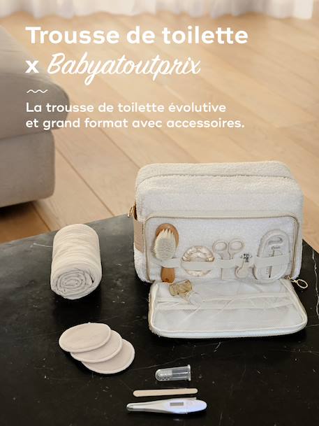 Trousse de toilette Bébé Curl blanc 2 - vertbaudet enfant 