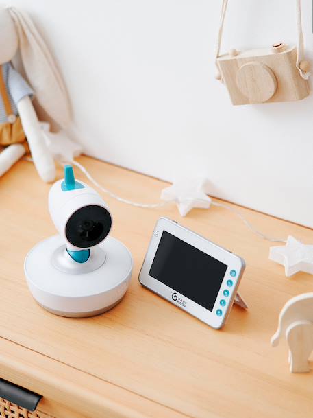 Ecoute-bébé vidéo 360° Yoo-Moov blanc 1 - vertbaudet enfant 
