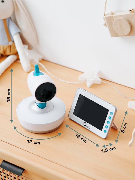 Ecoute-bébé vidéo 360° Yoo-Moov blanc 4 - vertbaudet enfant 