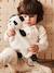 Doudou peluche Roy Panda blanc 1 - vertbaudet enfant 