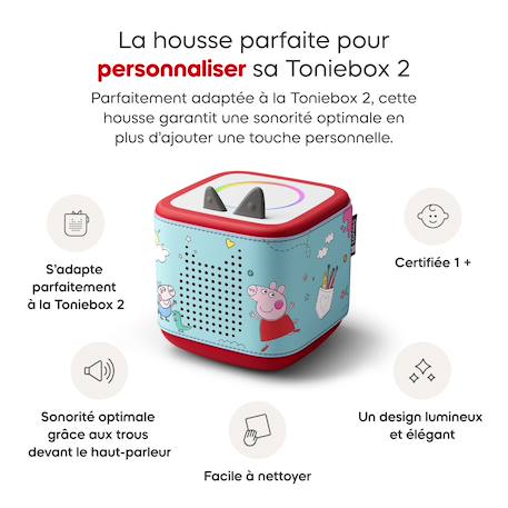 Patron housse pour Toniebox avec élastique pdf byGesa, en allemand & en