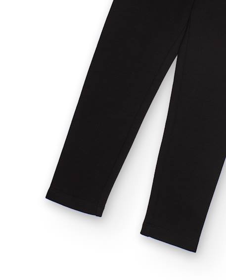 Legging pour fille avec détail clous Noir 4 - vertbaudet enfant 