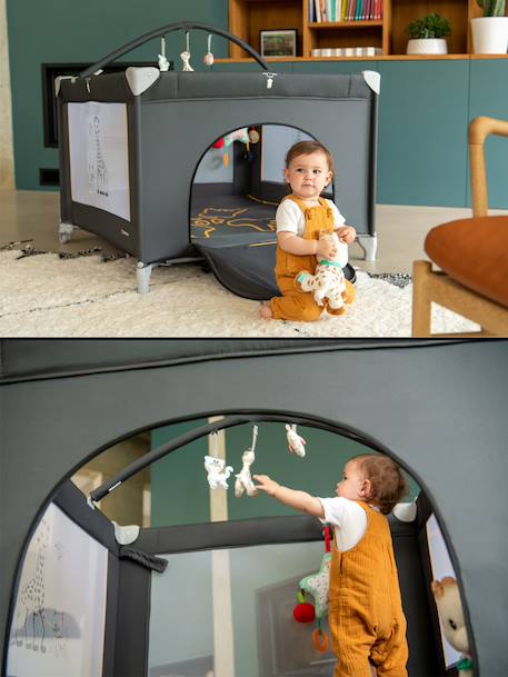 Parc bébé avec porte et arche de jeux prism Sophie la girafe sochic+Sophie la girafe sunrise 12 - vertbaudet enfant 