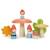 Famille de gnomes et forêt en bois Rouge, bleu, orange 1 - vertbaudet enfant 