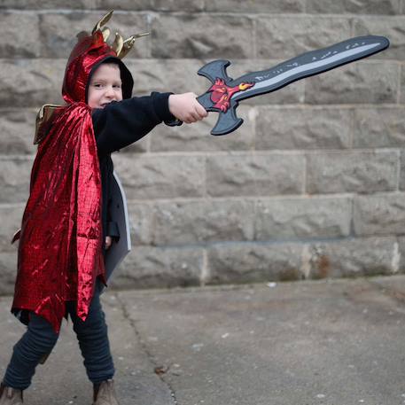 Epée de chevalier dragon en mousse Gris 2 - vertbaudet enfant 