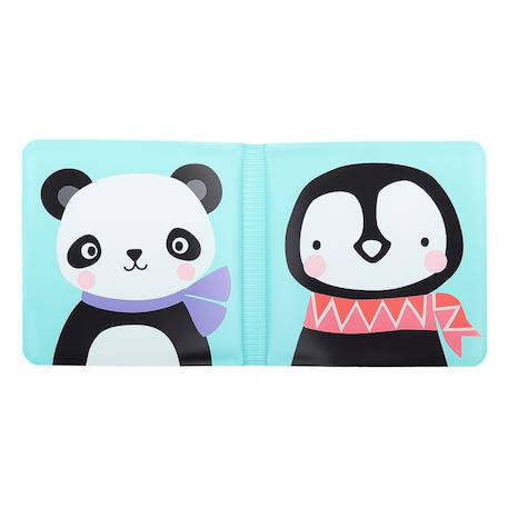 Livre de bain pour enfant les amis animaux Vert 4 - vertbaudet enfant 