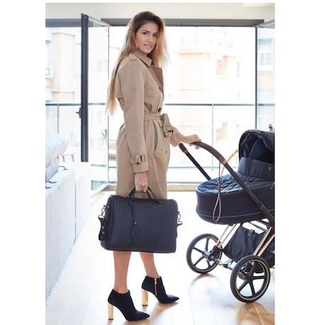 Sac à langer london Bleu marine+Bordeaux+Marron+Noir 20 - vertbaudet enfant 