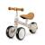 Draisienne Tricycle Kinderkraft CUTIE avec Selle Réglable, Roues EVA Increvables, Guidon Sécurisé et Poignées TPR Beige+Rose 1 - vertbaudet enfant 