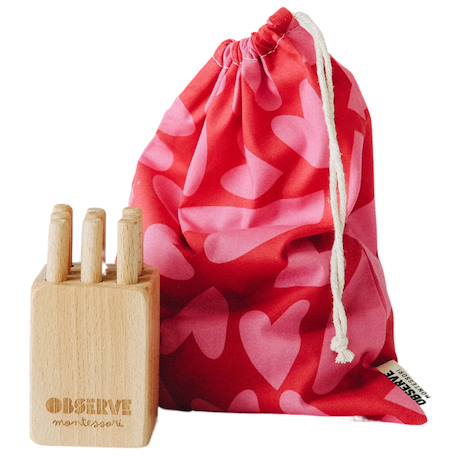 Tourillon - Jeu en bois - Encastrement Bois naturel 5 - vertbaudet enfant 