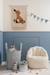 Tapis mural renard forest friends Bleu,beige 2 - vertbaudet enfant 