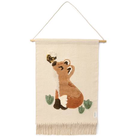 Tapis mural renard forest friends Bleu,beige 1 - vertbaudet enfant 