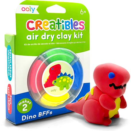 Kit DIY pâte à modeler autodurcissante - dino Multicolor 4 - vertbaudet enfant 