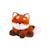 Peluche floppy choopy renard roux – 22 cm Marron 2 - vertbaudet enfant 